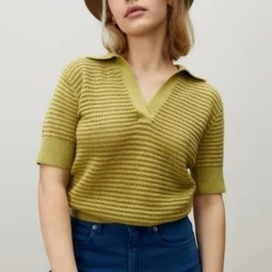 Everlane knit blouse